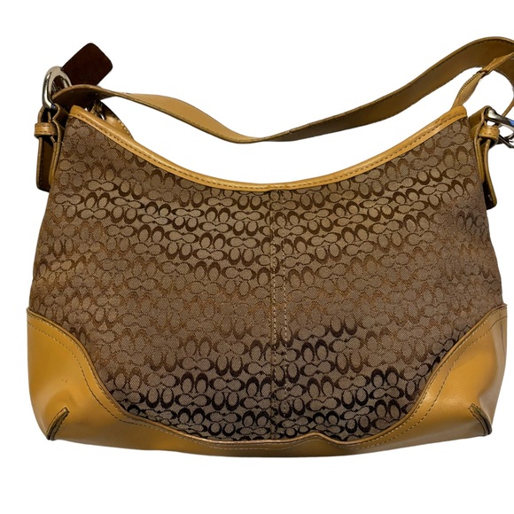 Coach Signature Logo Canvas Purse - Picture 3 of 16